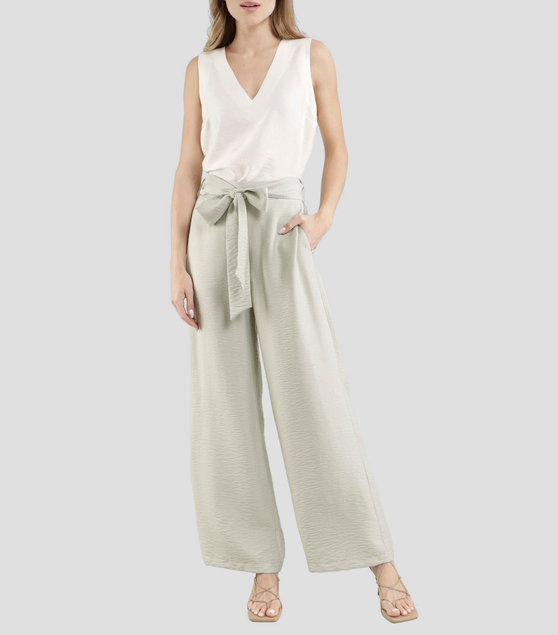 Pantalón con Cinta Mujer